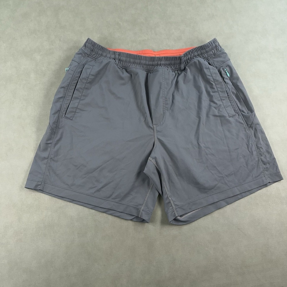 Birddogs Shorts Mens Large Gray Boom Classic Lined 7" Inseam Athletic Pockets